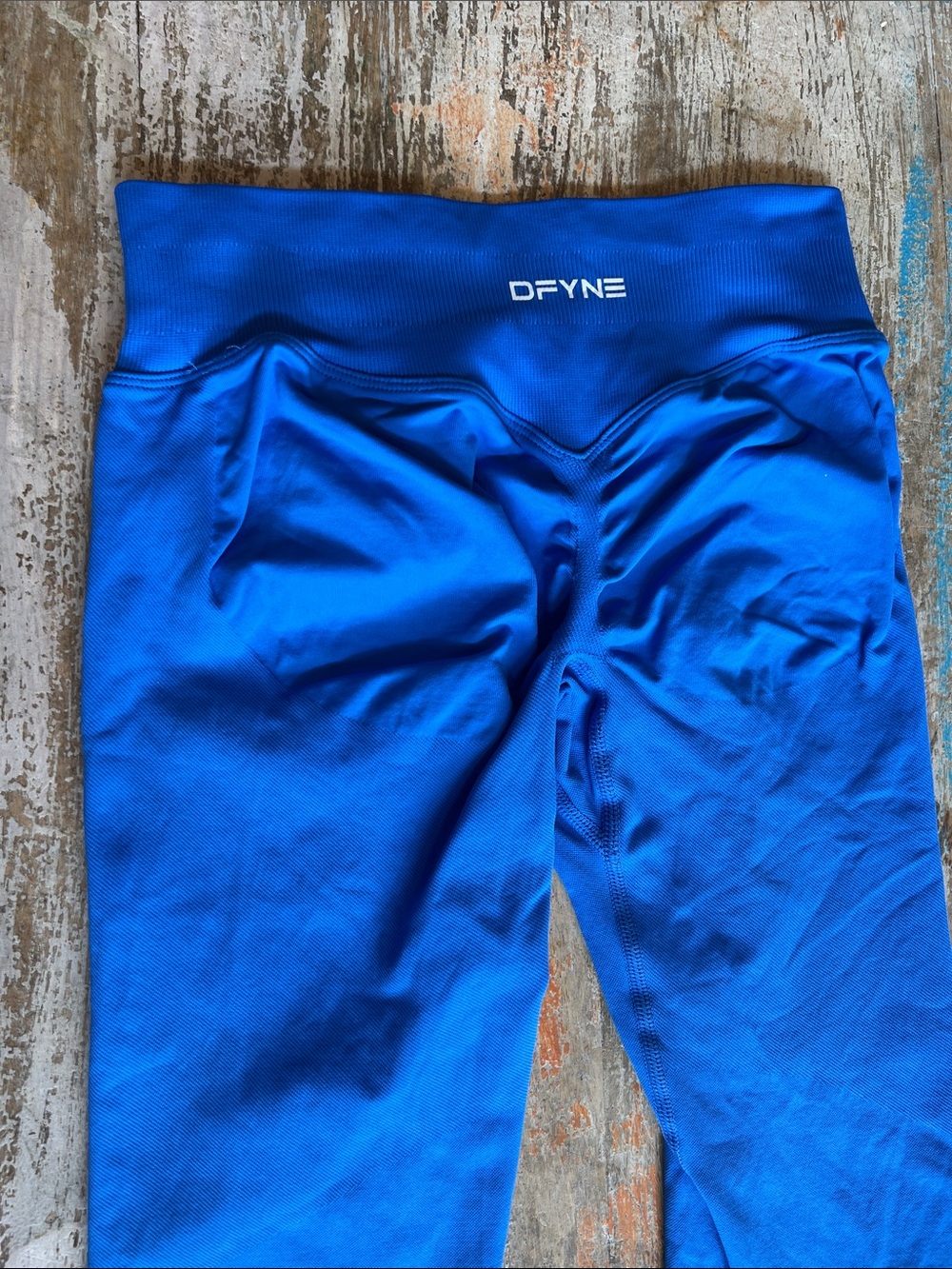 DFYNE Impact Leggings in Royal Blue - Picture 4 of 8